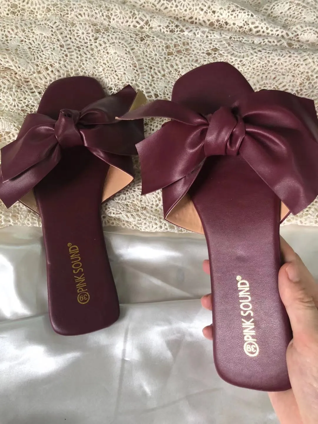 Bow Women Slide Sandal Shoes
