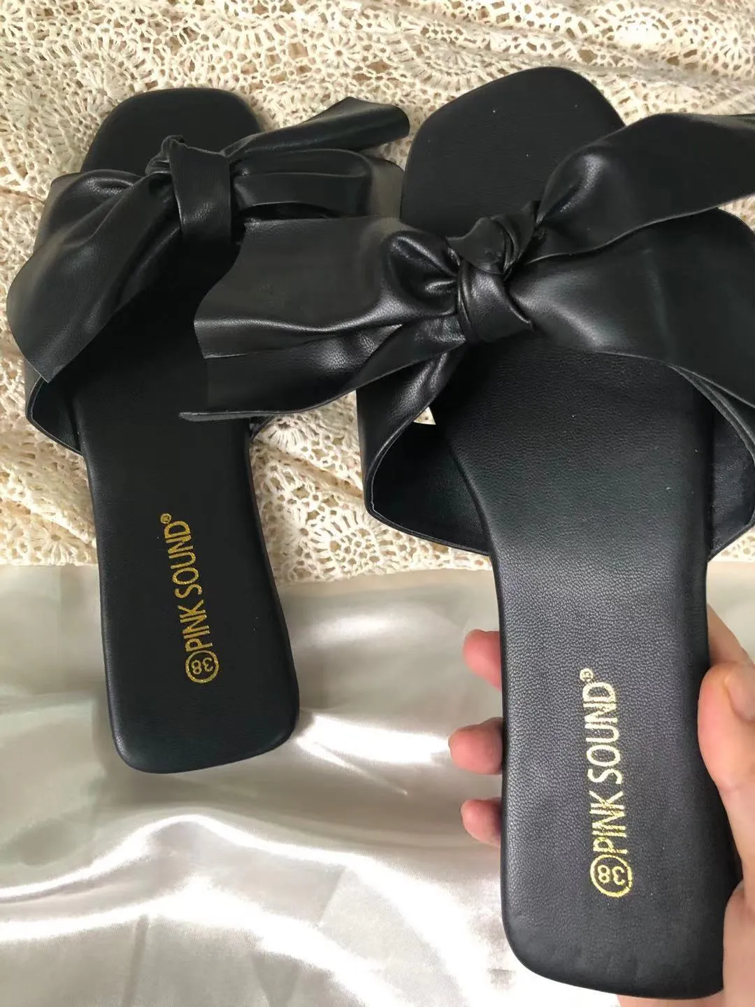 Bow Women Slide Sandal Shoes