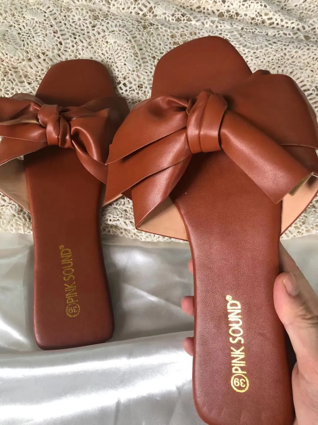 Bow Women Slide Sandal Shoes