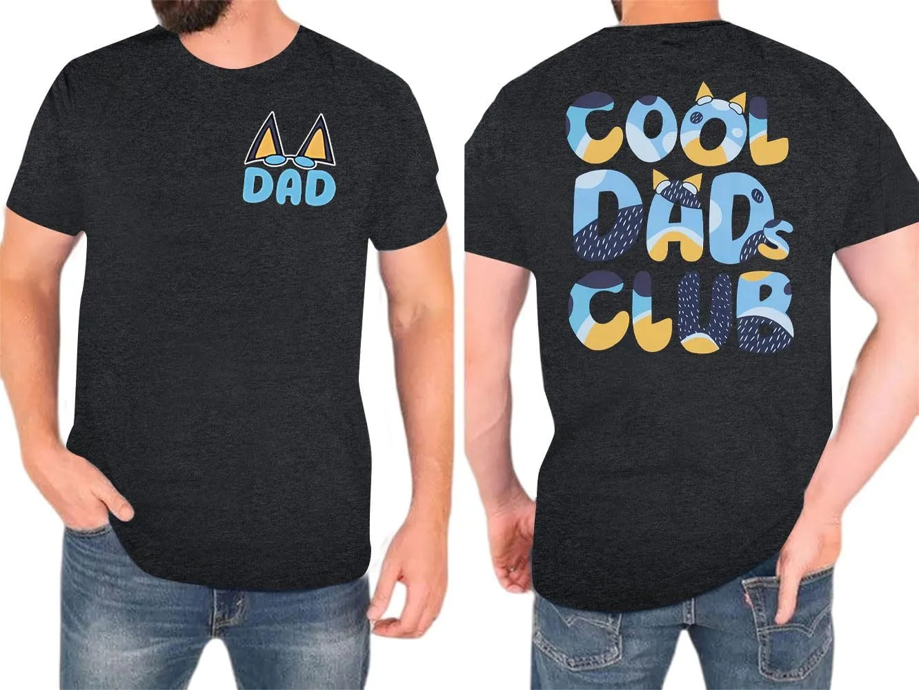 Dad Shirt Men Cool Dad Club T-Shirts Father's Day Tops Daddy Birthday Gift Tees Dads Life Clothes