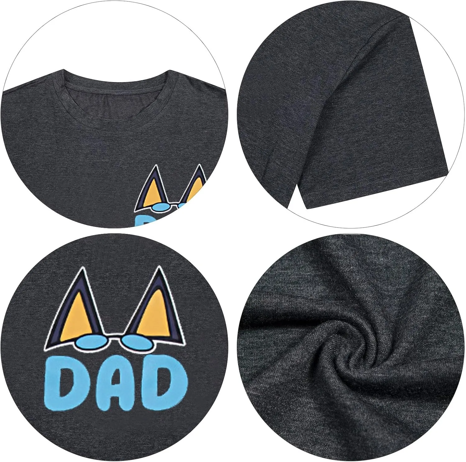 Dad Shirt Men Cool Dad Club T-Shirts Father's Day Tops Daddy Birthday Gift Tees Dads Life Clothes