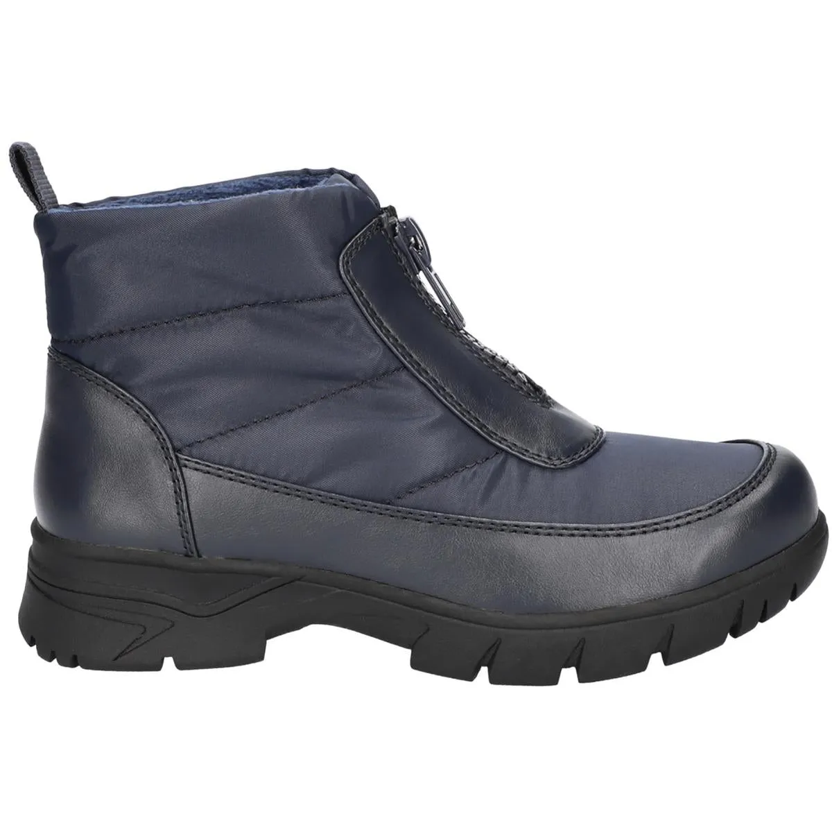 Easy Street Womens NYKY Faux Fur Lined Cozy Winter & Snow Boots