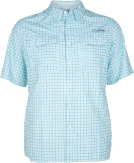 HABIT Men??s Fourche Mountain Short Sleeve River Guide Fishing Shirt - UPF 40  UV Protection