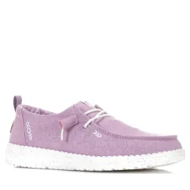 Hey Dude Womens Wendy Chambray Lilac