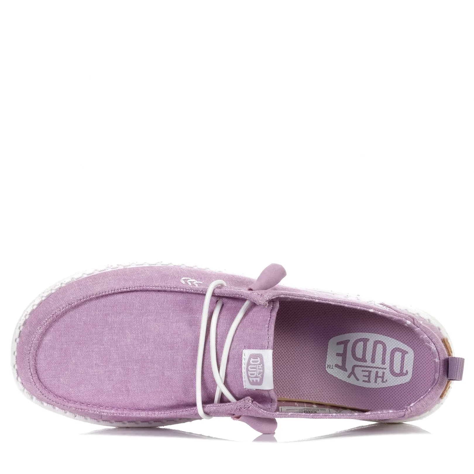 Hey Dude Womens Wendy Chambray Lilac
