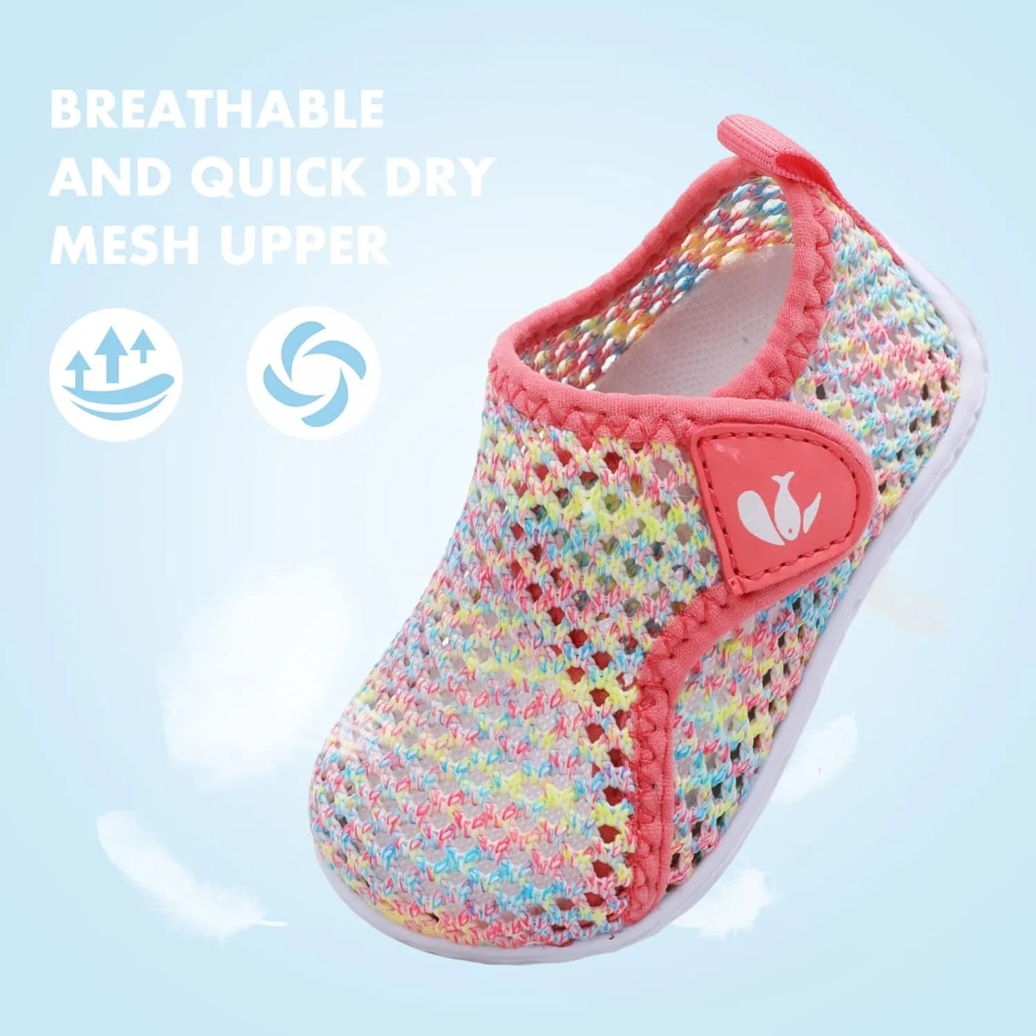 JOINFREE Baby Toddler Water Shoes Boys Girls Sandals Barefoot Kids Breathable Sneakers Shoes for Walking Running