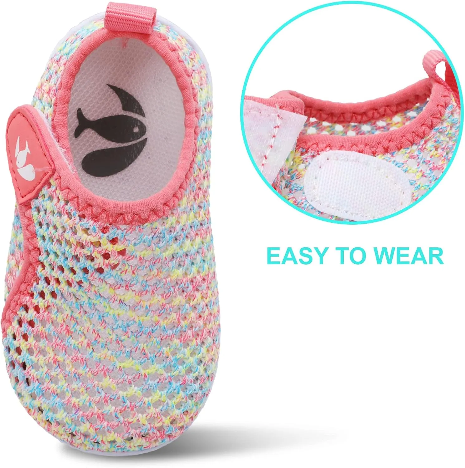 JOINFREE Baby Toddler Water Shoes Boys Girls Sandals Barefoot Kids Breathable Sneakers Shoes for Walking Running