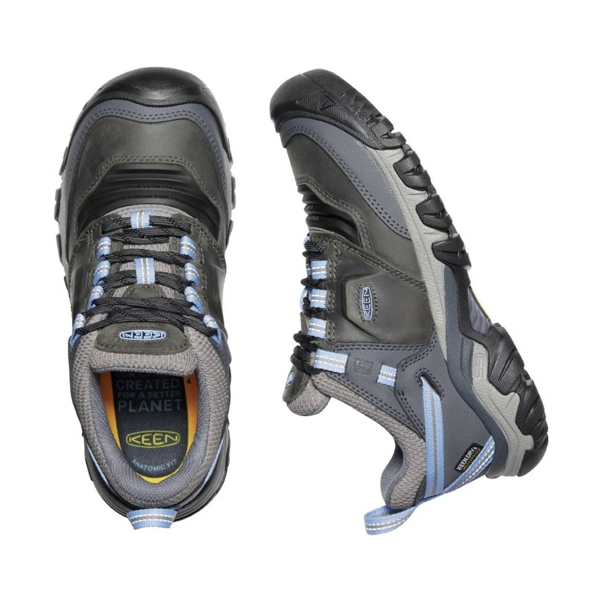 KEEN Women's Ridge Flex Waterproof - Steel Grey/Hydrangea