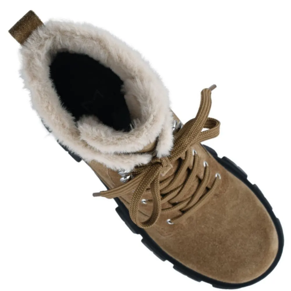MARC FISHER Happier Lug Sole Combat Boots
