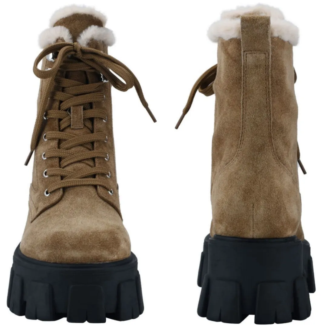 MARC FISHER Happier Lug Sole Combat Boots