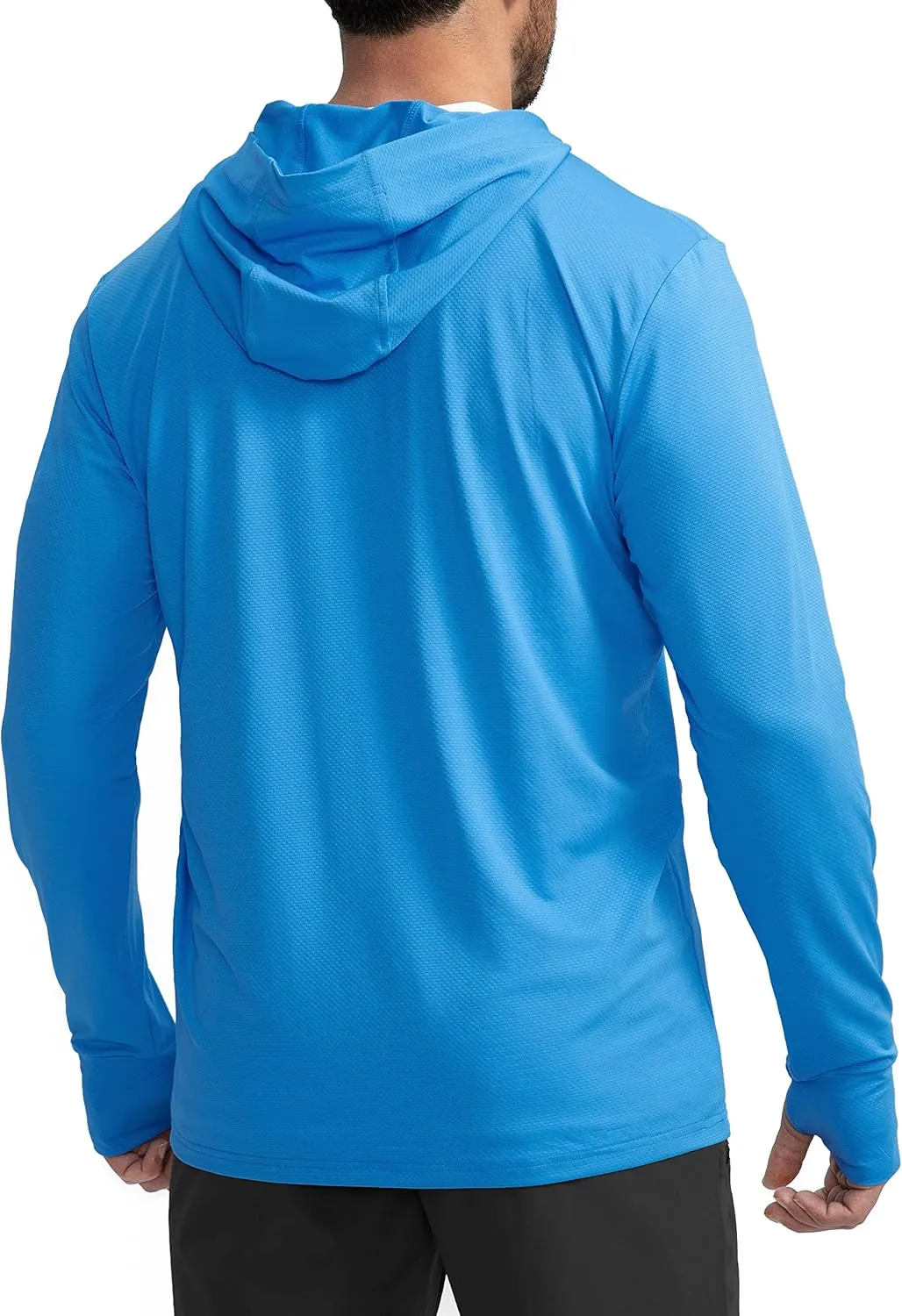Men's UPF 50  Light Jacket Full Zip Sun Protection Hoodie Long Sleeve Sun Shirts for Men Hiking Fishing Zip Pockets