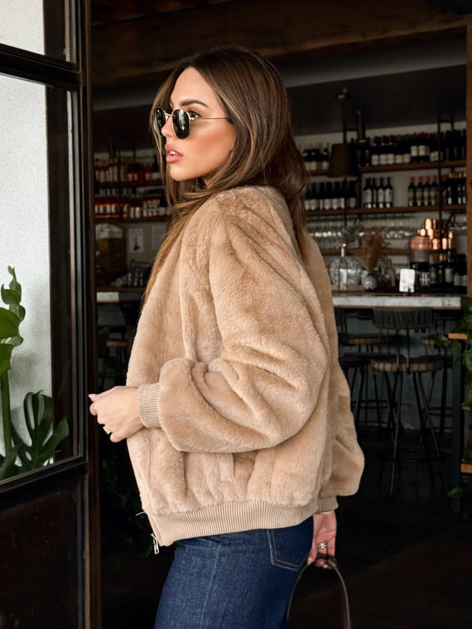 Northern Lights Faux Fur Jacket