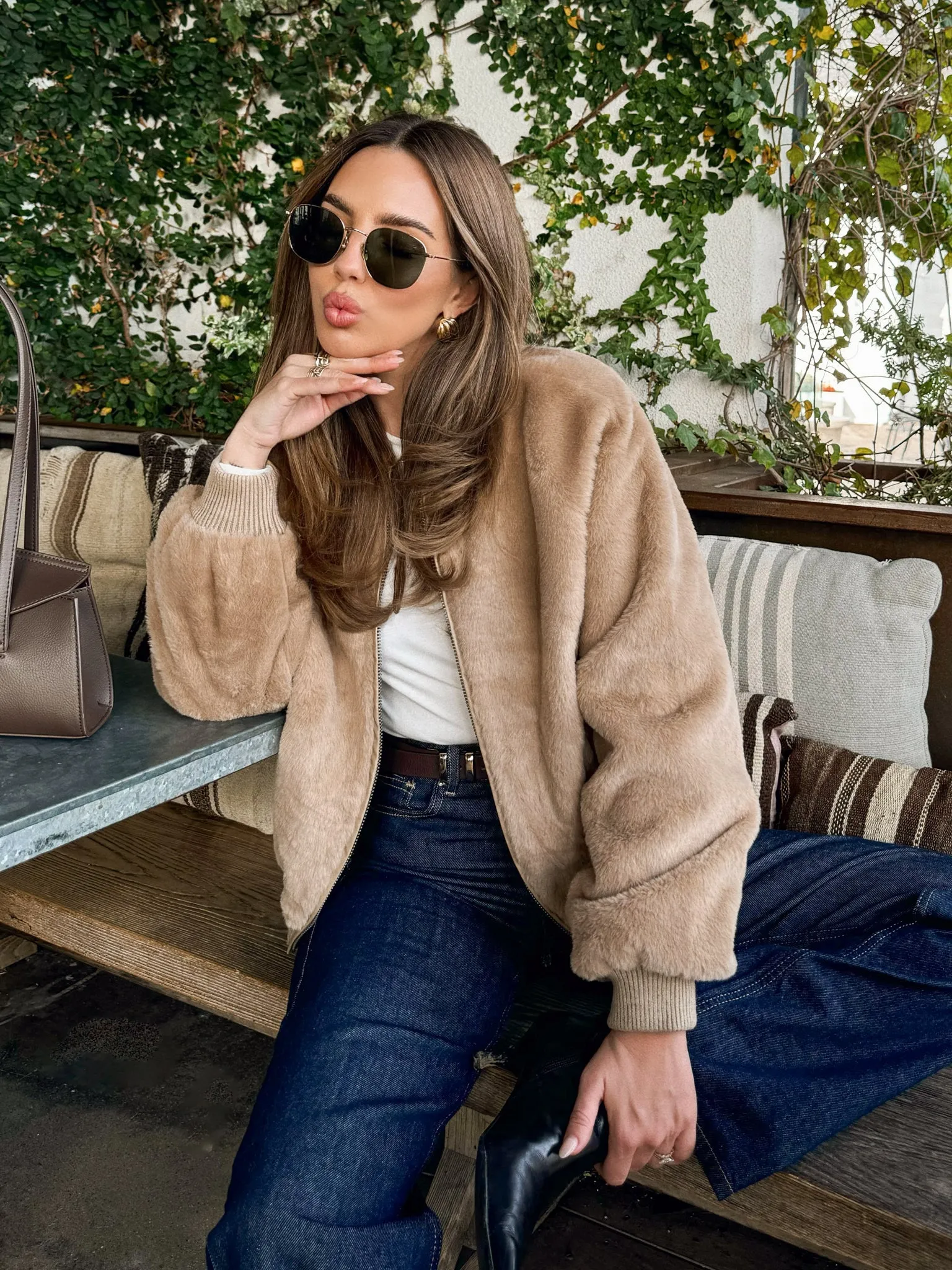 Northern Lights Faux Fur Jacket
