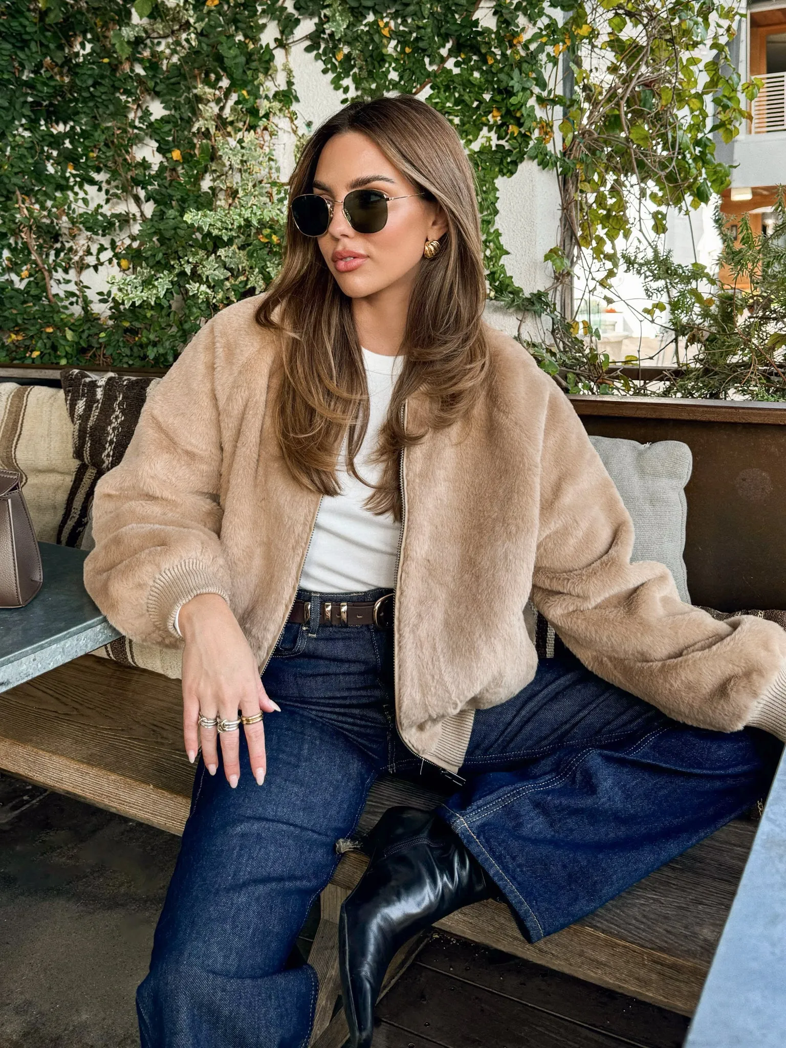 Northern Lights Faux Fur Jacket