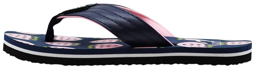 Norty GIRLS 11-4 SANDAL NAVY PINK