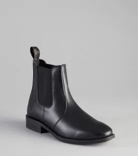 Premier Equine Rossago Synthetic Chelsea Paddock Boot - Black
