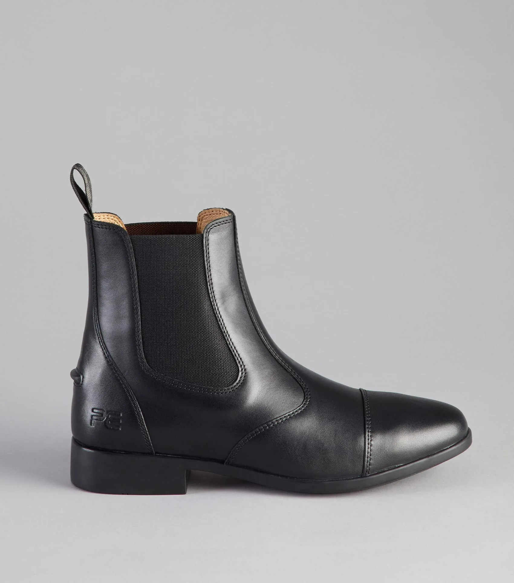Premier Equine Torlano Leather Chelsea Paddock Boot - Black