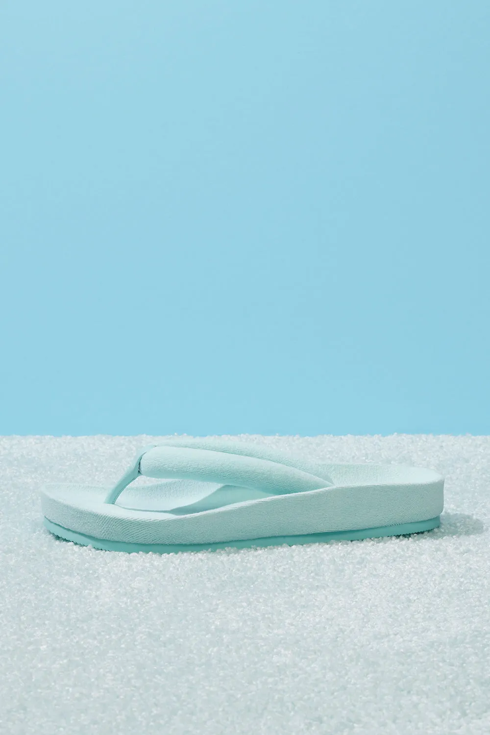 Puffer Padded Flip Flop - Baby Blue