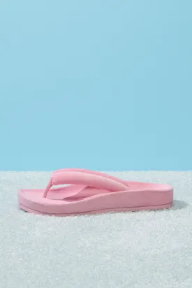 Puffer Padded Flip Flop - Baby Pink