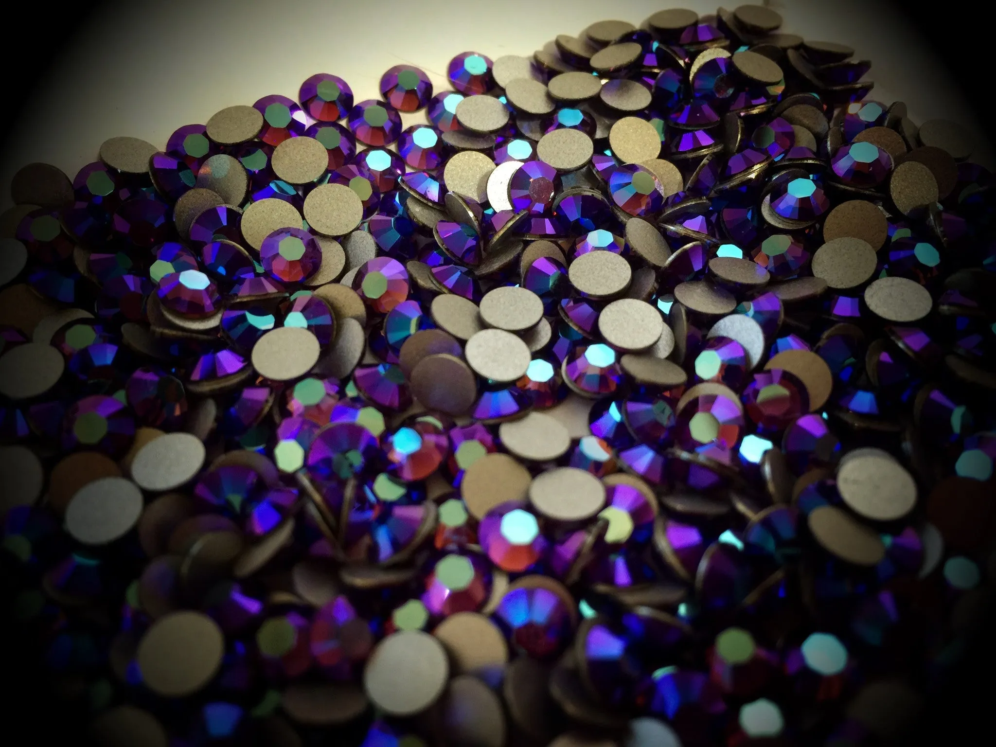 Ravishing Rose & Vivacious Violet Swarovski Crystal Embelished Flip-flops by Sparkle Steps