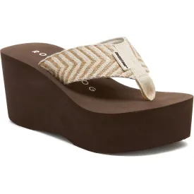 Rocket Dog Natural Crush Cordel Linen Sandals