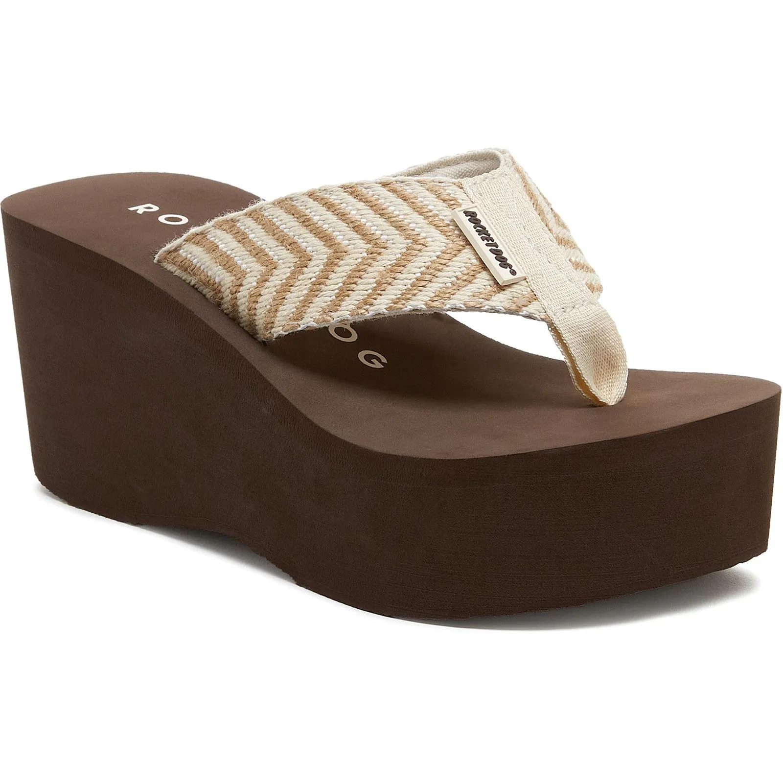Rocket Dog Natural Crush Cordel Linen Sandals