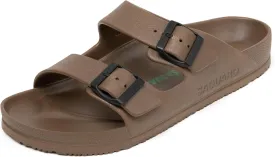 SAGUARO Men's Women's Comfort Double Buckle Sandals Lightweight Adjustable EVA Sandals with Rubble Sole