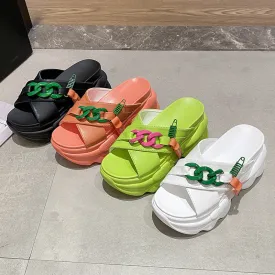 Sponge Cake Thick Bottom Small Children's Sandals | Brodtica.com