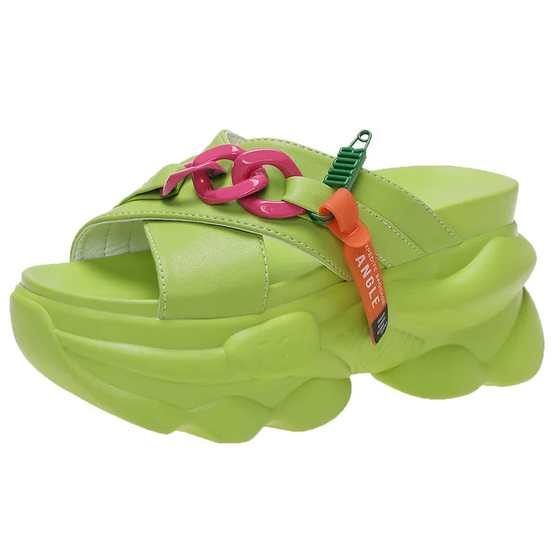 Sponge Cake Thick Bottom Small Children's Sandals | Brodtica.com