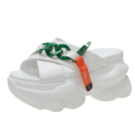 Sponge Cake Thick Bottom Small Children's Sandals | Brodtica.com