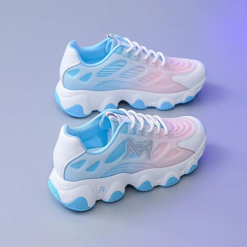 Spring New Breathable Daddy Shoes Female Student Platform Sport | Brodtica.com