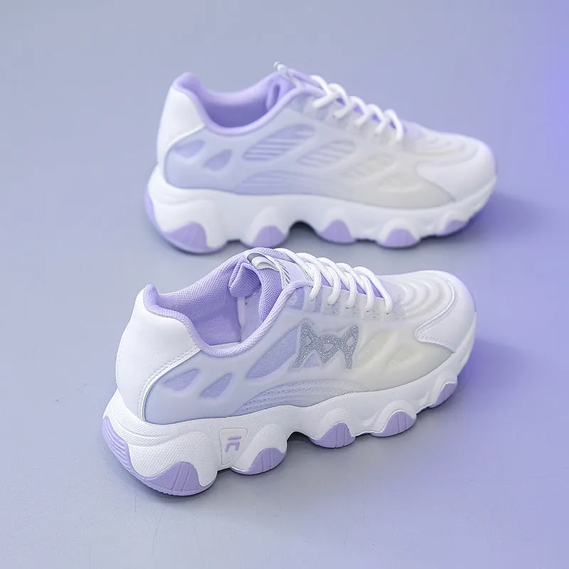 Spring New Breathable Daddy Shoes Female Student Platform Sport | Brodtica.com