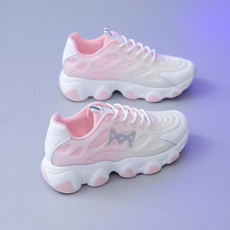 Spring New Breathable Daddy Shoes Female Student Platform Sport | Brodtica.com