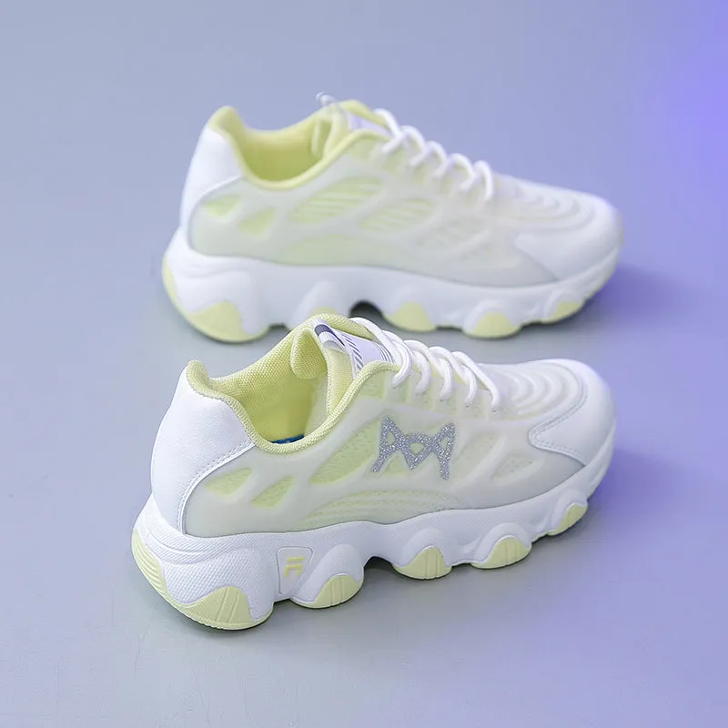 Spring New Breathable Daddy Shoes Female Student Platform Sport | Brodtica.com