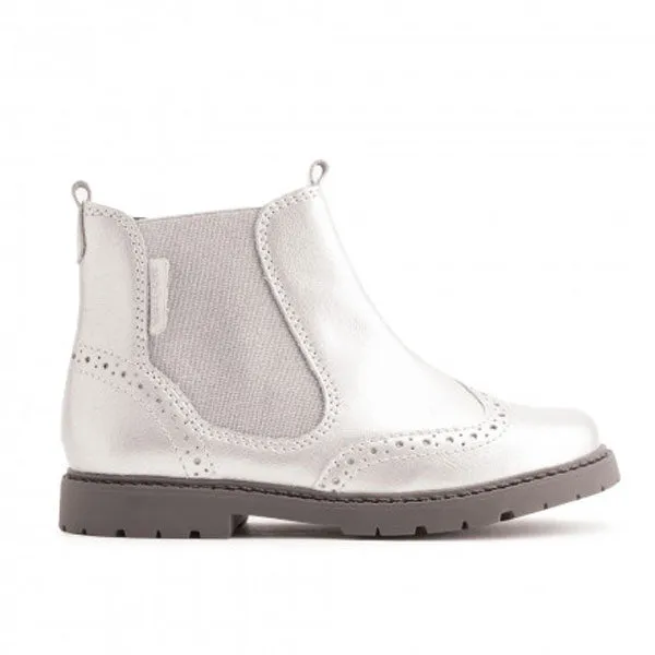 Start-rite Silver Chelsea Ankle Boots