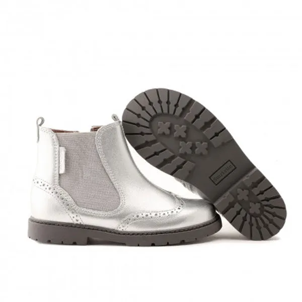Start-rite Silver Chelsea Ankle Boots