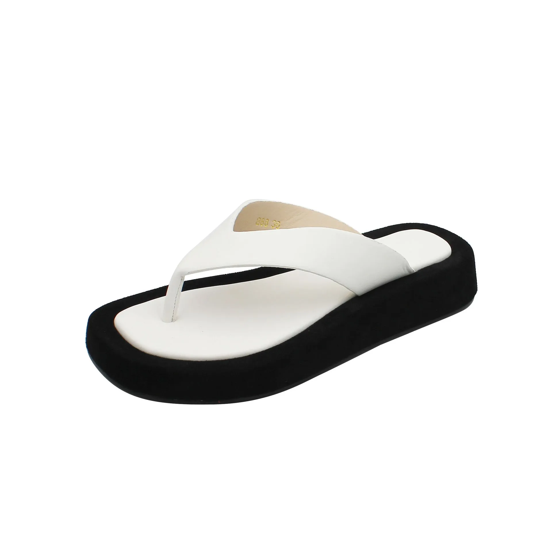 Summer New Cool Slippers Women Clip Feet Thick Sole | Brodtica.com