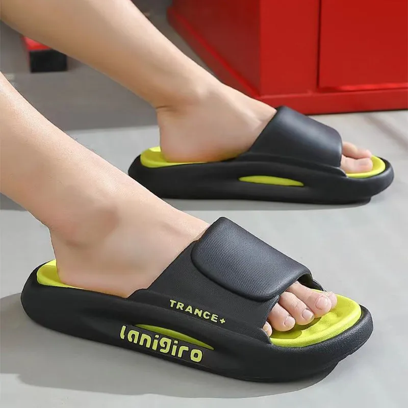 Summer Slippers Women Men Home Shoes Indoor Non Slip Bathroom Slippers | Brodtica.com