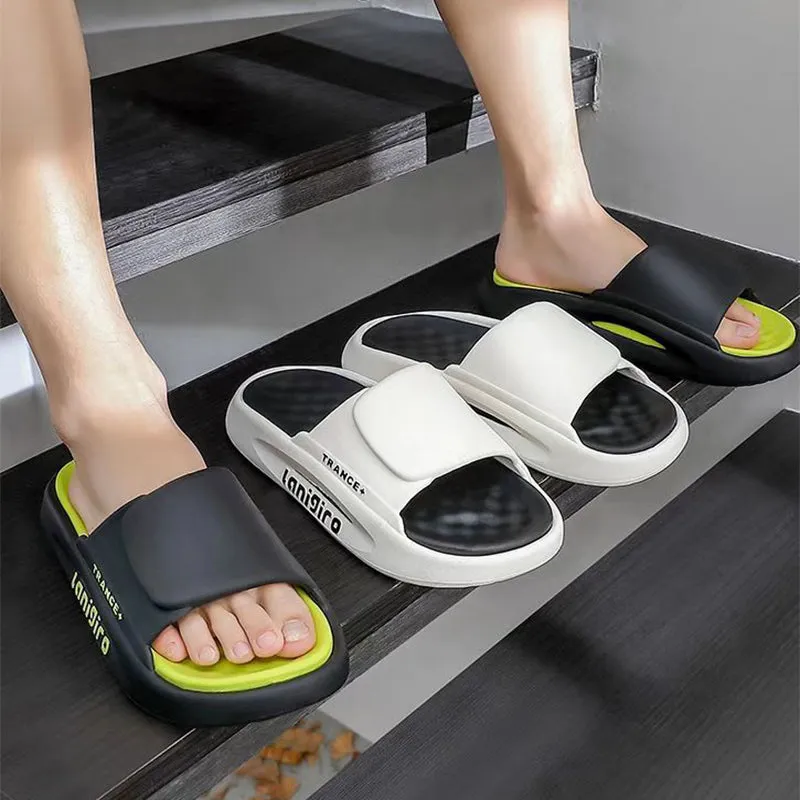 Summer Slippers Women Men Home Shoes Indoor Non Slip Bathroom Slippers | Brodtica.com