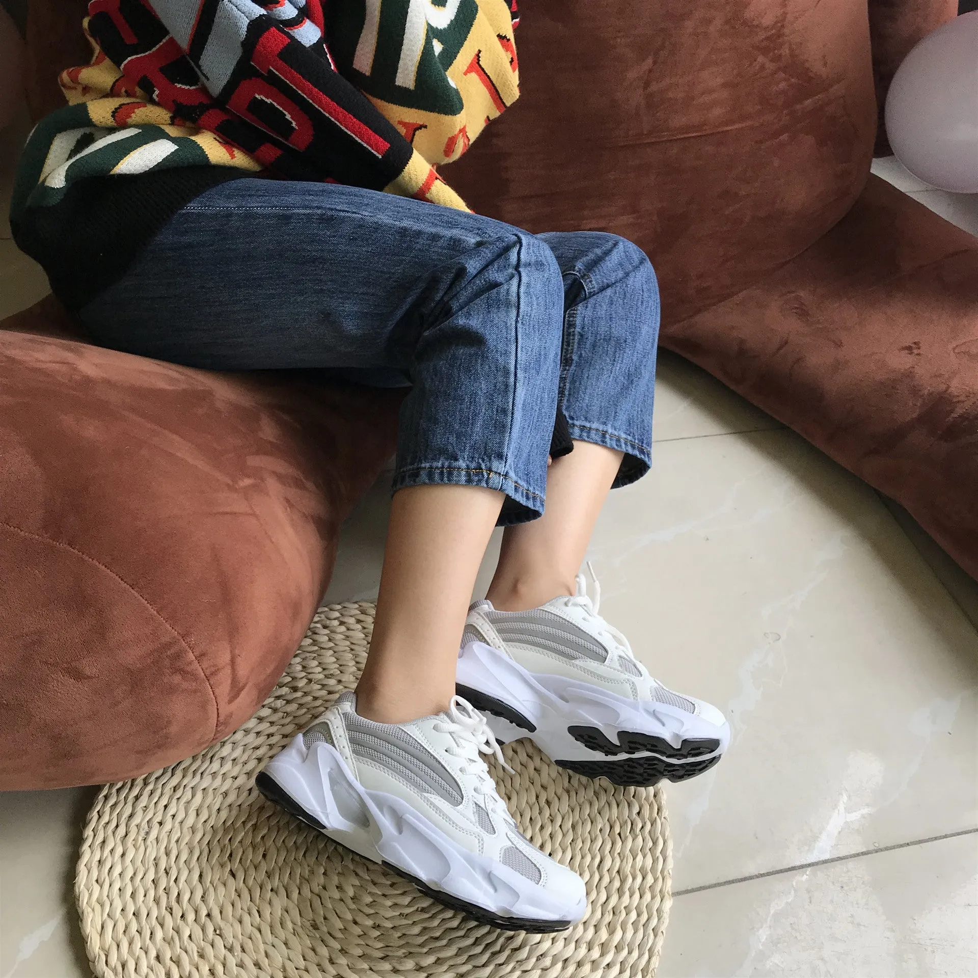 Super Fire Student Daddy Shoes Hong Kong Style BF Women's Shoes | Brodtica.com