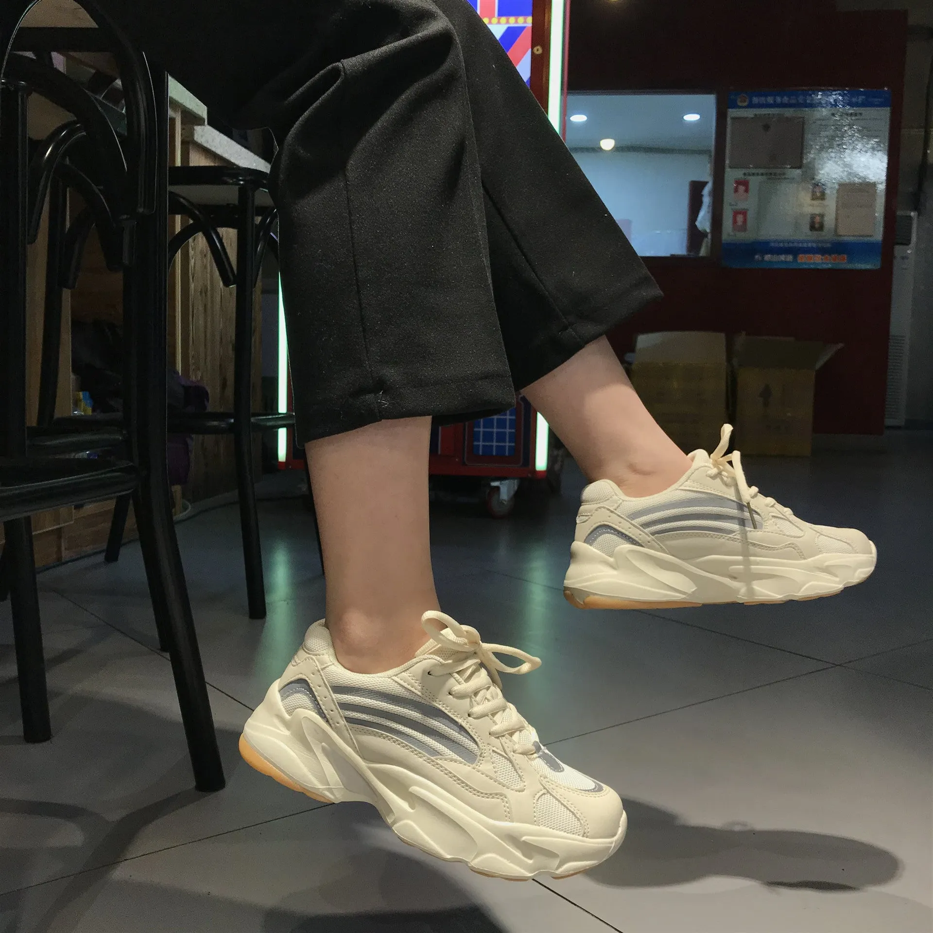 Super Fire Student Daddy Shoes Hong Kong Style BF Women's Shoes | Brodtica.com