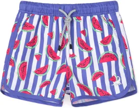 SURF CUZ Boys Swim Trunks Retro Toddler Boy Swimsuit Shorts Quick Dry Swimming Trunks Bathing Suit