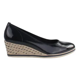 Tamaris Ladies Wedge Shoes - 22305-42 - Navy