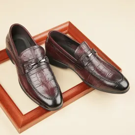 The First Layer Of Cow British Leather One-legged Loafers | Brodtica.com