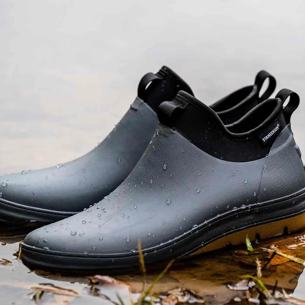 Waterproof Rubber Rain Shoe - Black