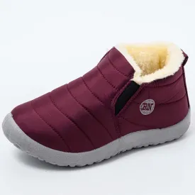 Waterproof Slip On Platform Winter Fur Boots