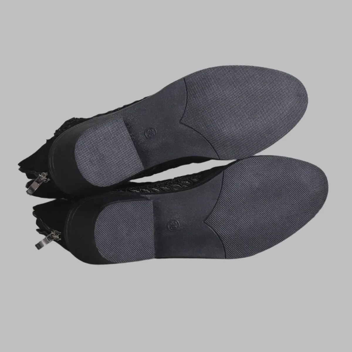 Women's Retro Embroidered Short Boots - Low Heel Lace-Up Spring/Summer Shoes for Elegant Style